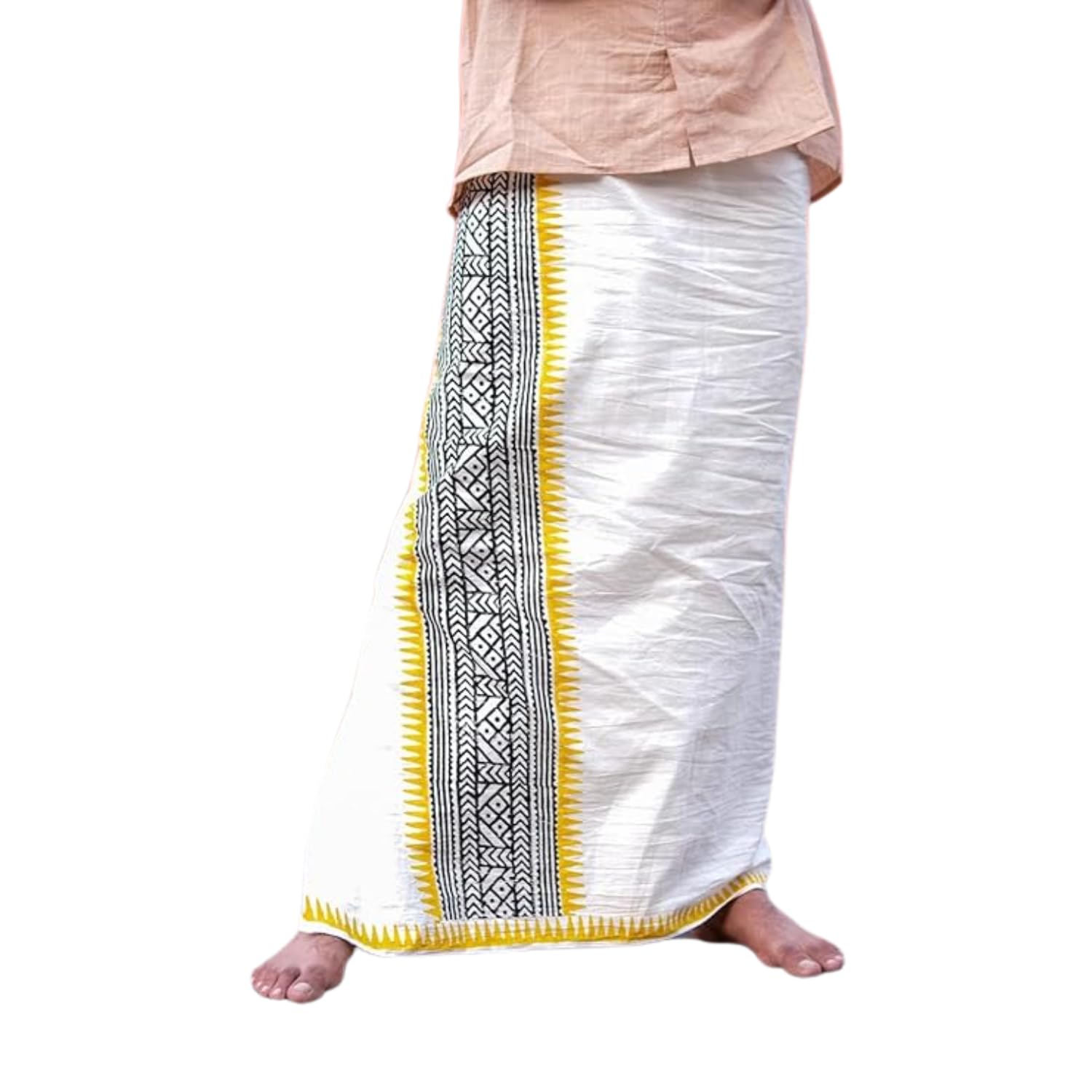 crystalheal; designing the destiny CRYSTALHEAL Jayant Men’s Dhoti – Premium Cotton Block Print | Comfortable, Breathable & Stylish Ethnic Dhoti for Daily & Festive Occasions-picture-35