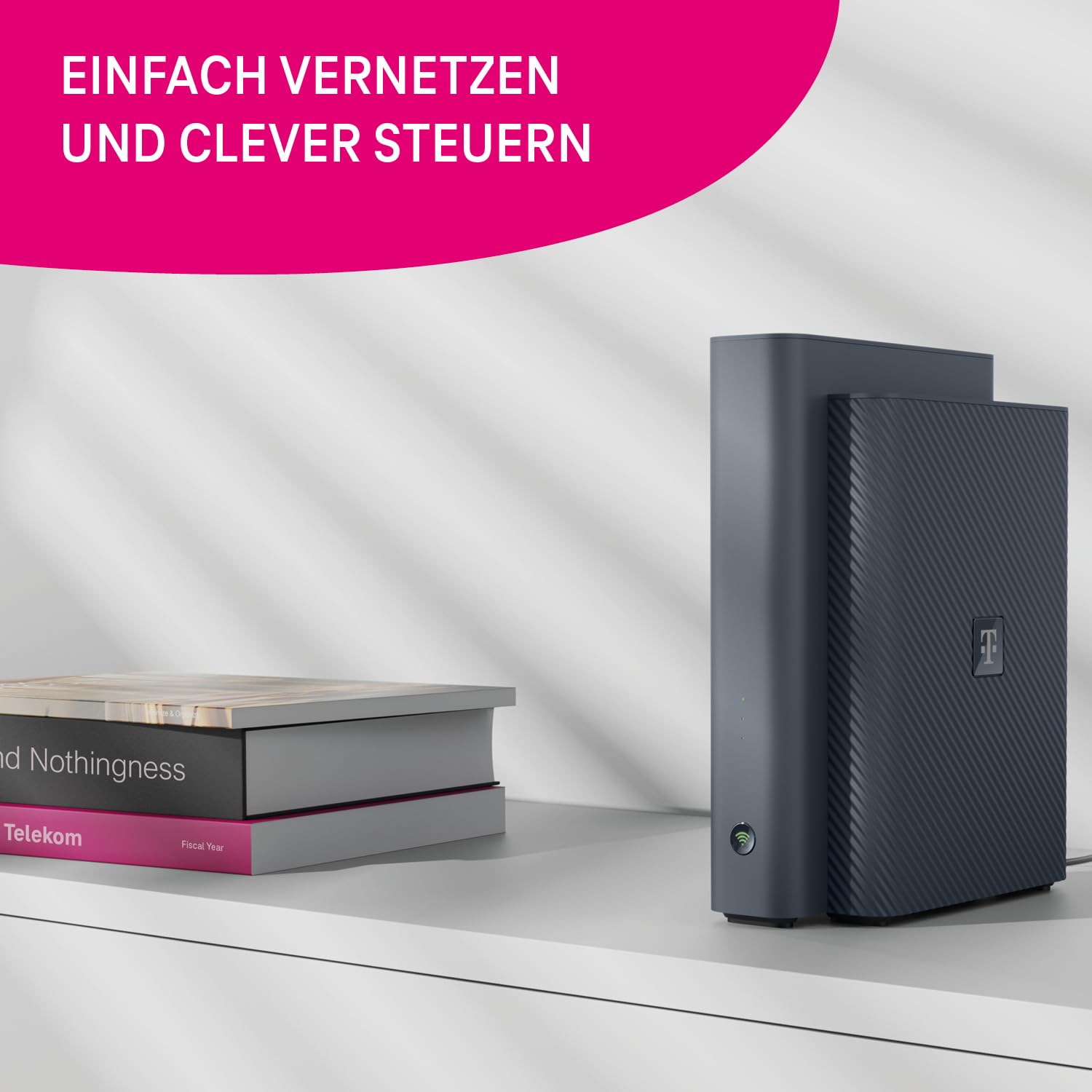 Telekom Router Speedport 7 I Wi-Fi 7 Router für Telekom-Anschluss I Glasfaser-Modem I Bis zu 6.760 Mbit/s | Mesh-Technologie & Magenta SmartHome Basis integriert I Ideal für Entertain TV in UHD & 4K