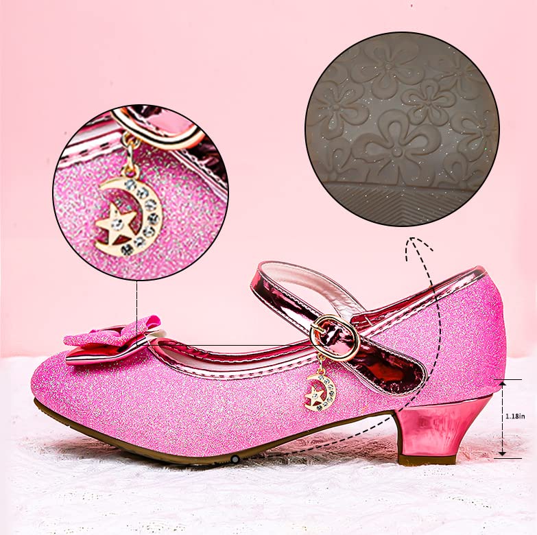 Girls Dress Mary Jane Ballet Flats Low Heels Princess Shoes 6