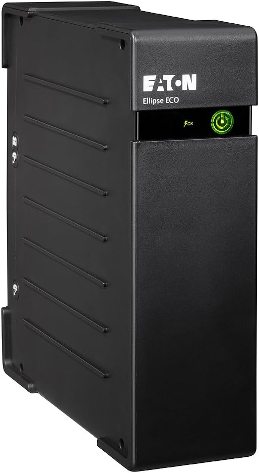 Eaton Ellipse Eco 650 USB FR UPS - Off Line Uninterruptible Power Supply - EL650USBFR - 650VA (4 outlets FR, USB, Shutdown software)
