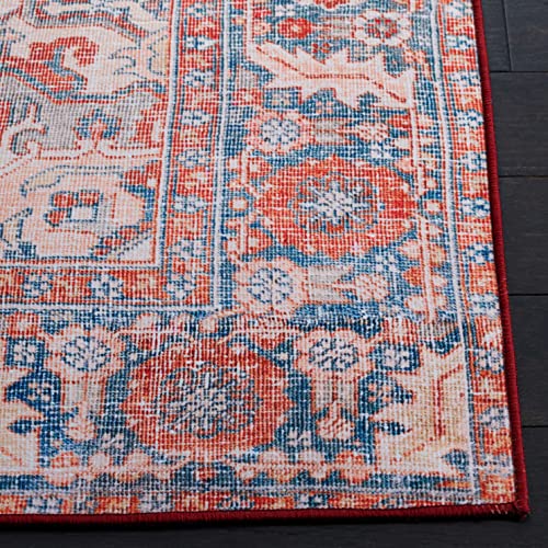 Tapete Safavieh Washable Tucson 8x10 ft Rust Navy miniatura 4