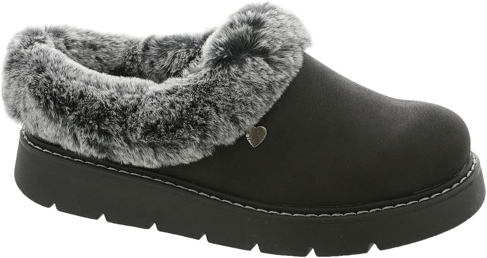 Skechers Women's Keepsakes Lite Cosy Blend Slippers 8 Black - Image 1 of 6