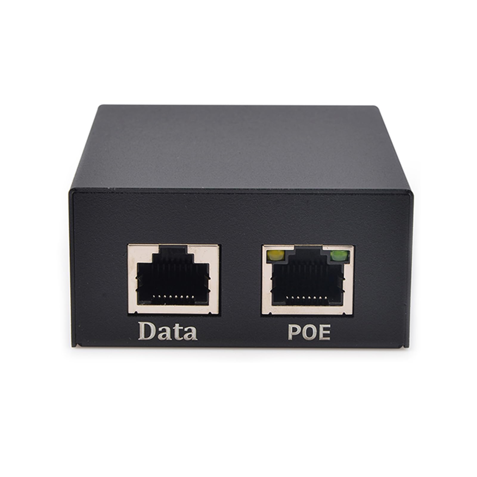 Boîtier répartiteur d'alimentation Ethernet 12 V 5 A Boîtier en métal RJ45 Séparateur d'alimentation pour appareils réseau via Ethernet Splitter
