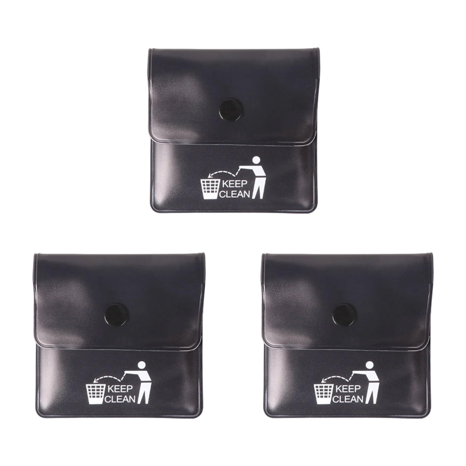 3PCS Small Ashtray Pouches Leakproof Design Compact Travel Essential PVC Pocket Ashtrays for Outdoor Use Travel Ashtray for Commuters