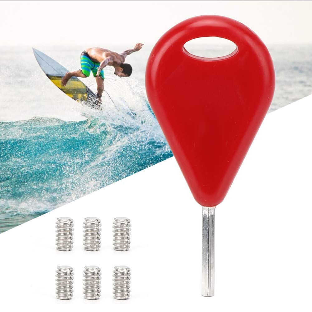 Chiave per Pinne da Surf e Viti per Pinne FCS Chiave da Surf Universale per Pinne da Surf Accessori per ricambi per Tavole da Surf