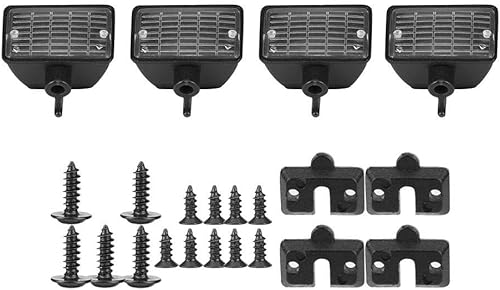 Miniatura 5 de Dilwe Cubierta de luz de coche RC, 4 piezas de pantalla de luz LED universal para HSP REDCAT AXAIL scx10 escala RC modelo Crawler LED Kit ()