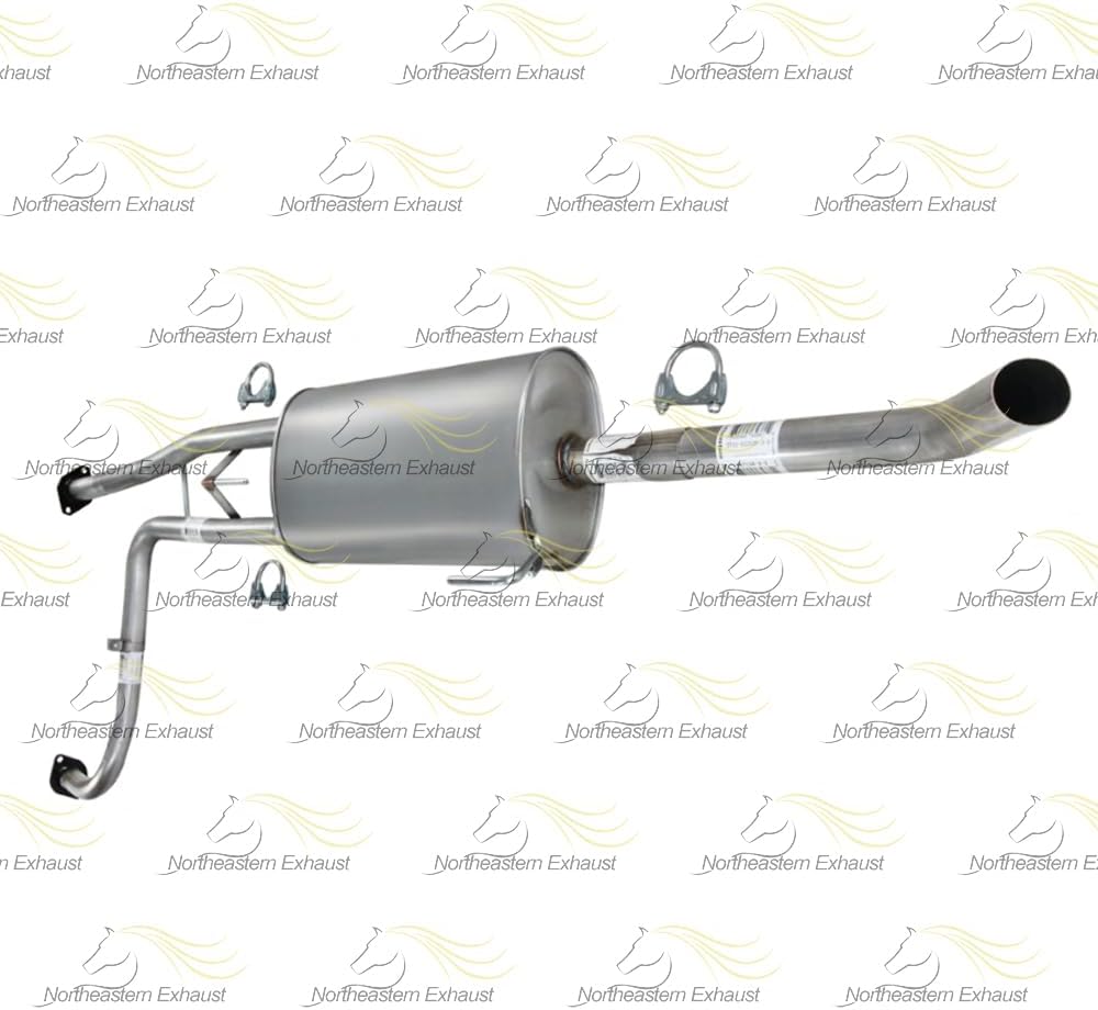 Exhaust Front Pipe & Muffler Assembly Kit Compatible for 2012-2017 Nissan NV1500 4.0L | 2012-2017 NV2500 4.0L | Stainless Steel | Northeastern Exhaust | Includes Gasket and Clamp