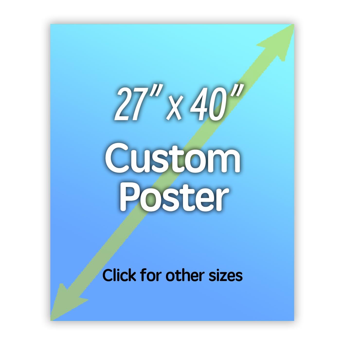 DP BOUTIQUEDP BOUTIQUE Custom Poster Prints - Upload Your Image/photo - Personalized Picture to Poster Printing, Wall Art Prints (27x40inches)