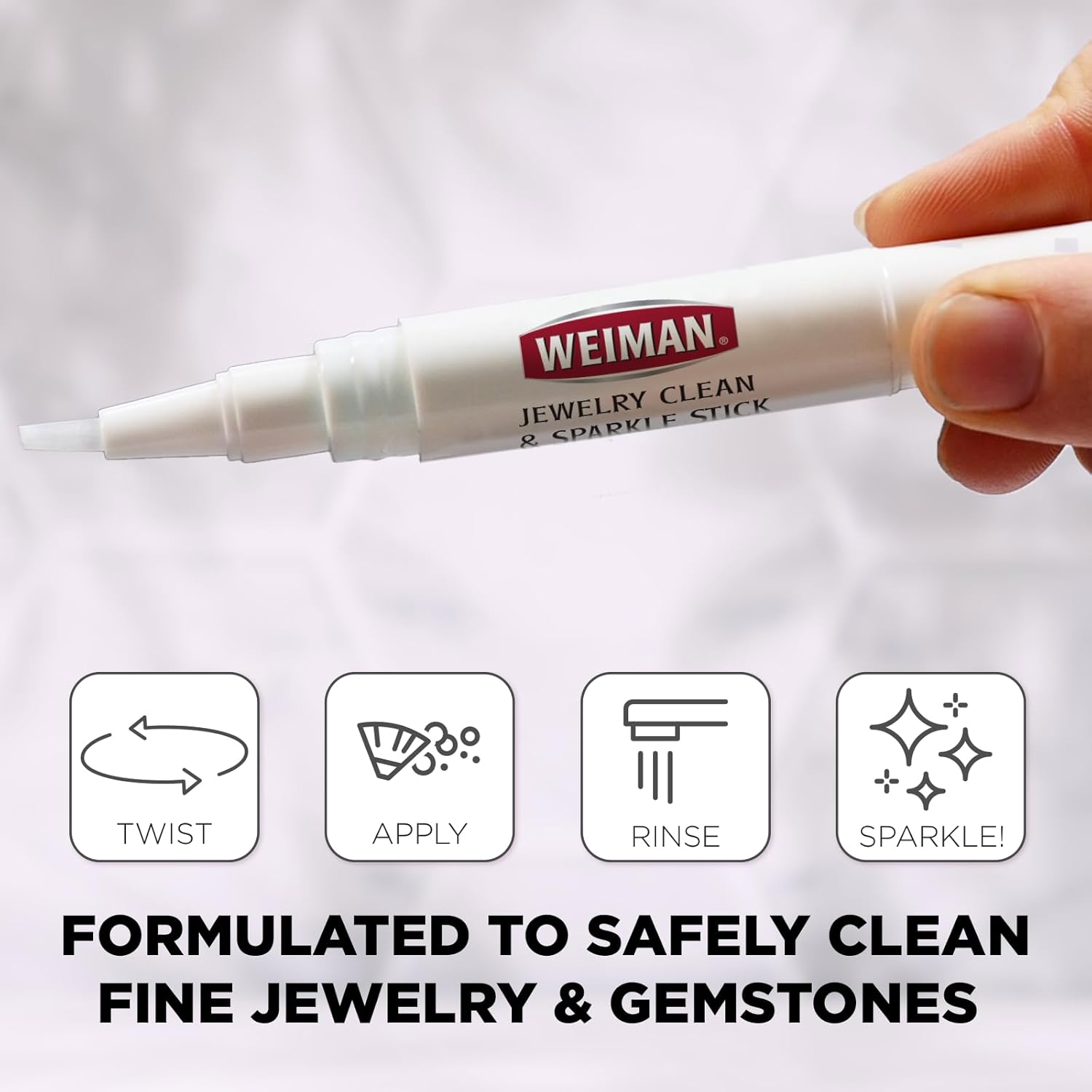 Weiman Jewelry Cleaner & Sparkle Stick –...