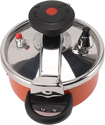 Miniatura 8 de Mini olla de presión de acero inoxidable de 2 litros de 2 litros olla de presión de fondo doble para estufas de gas Estufas de inducción