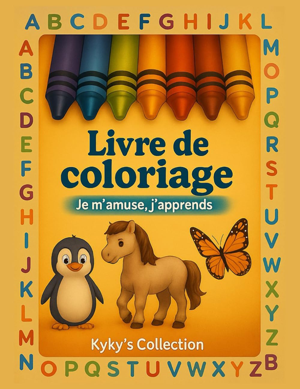Livre de coloriage: Je m'amuse, j'apprends
