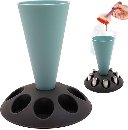 Miniatura 3 de Soporte para bolsa de tuberías, soporte para herramientas de decoración de pasteles, soporte para bolsa de pastelería, soporte para bolsa de