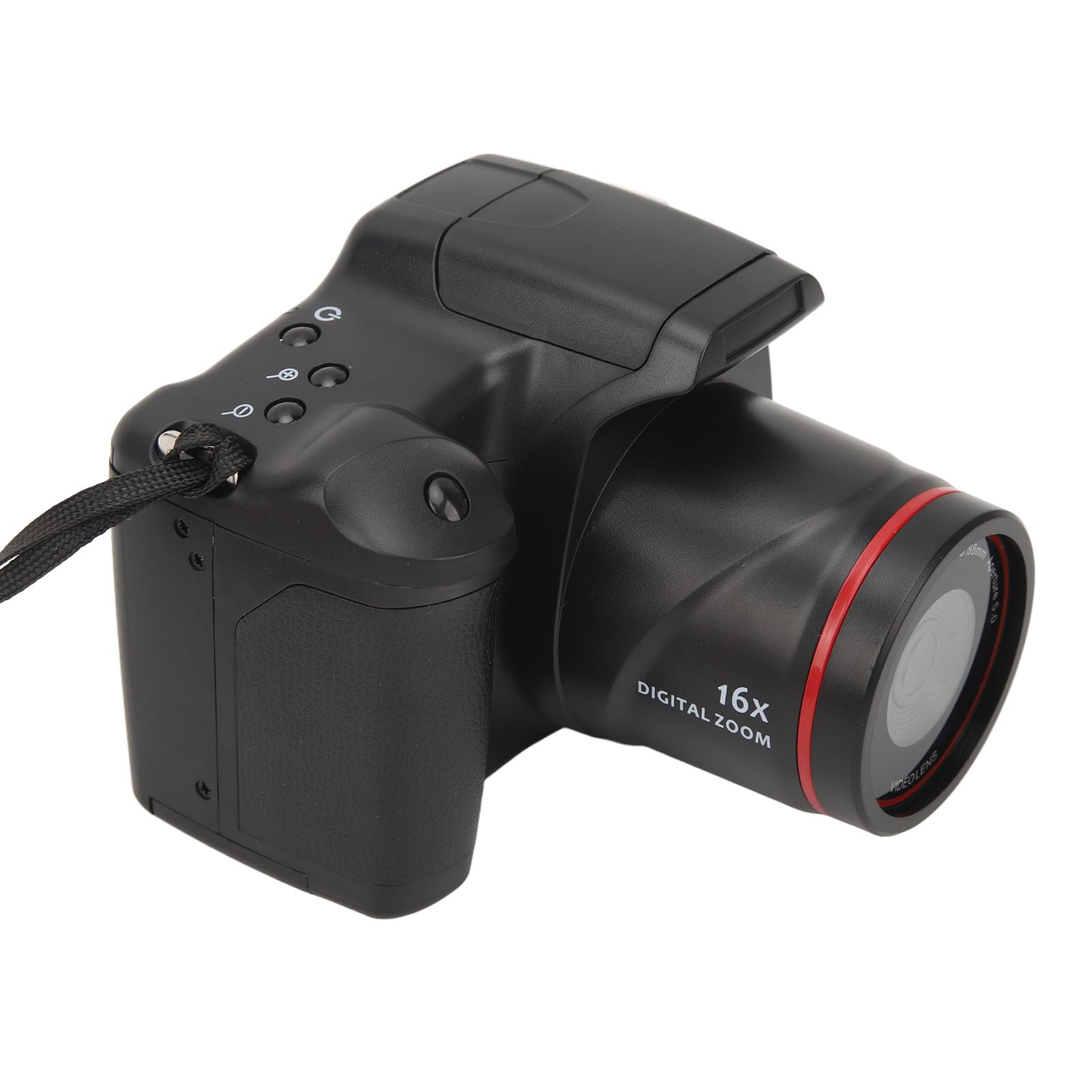 Digital Camera with 1080P Resolution, 16X Zoom, Portable Mini Rechargeable Design, Gifts for Students, Teens, Adults, Girls, Boys, Ideal for Vlogging