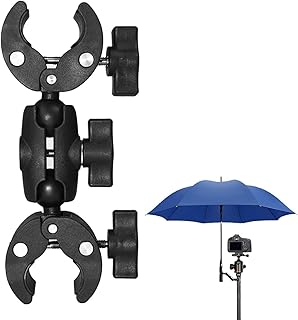 Loandicy Motorcycle Bicycle Handlebar Mount - Handlebar Mount Bracket for Action Cameras Accessory | Motorcycle Handlebar Mount, Handlebar Camera Mount for Action Camera