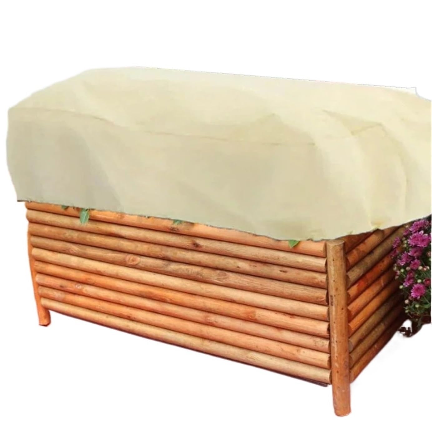 zyrqon 2pcs Plant Frost Cover Made of Breathable Non Woven Fabric to Protect Garden Plants from Winter Frost and Summer Sun(100x40x45cm)