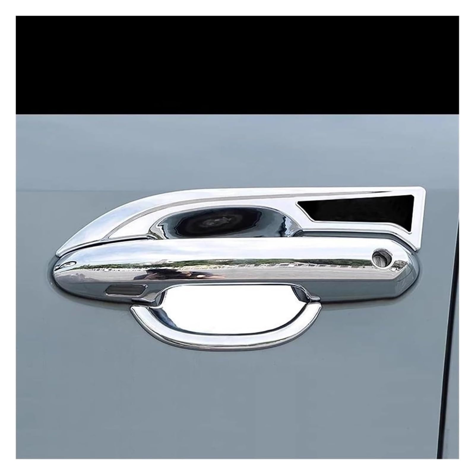 Qwqthgs One Color Car Exterior Door Handle Cap For Toyota For Sienna Rav4 Rav 4 Xa50 2021-2023 Car Accessories Lhd Outside Door Handle Cover Trim(C)