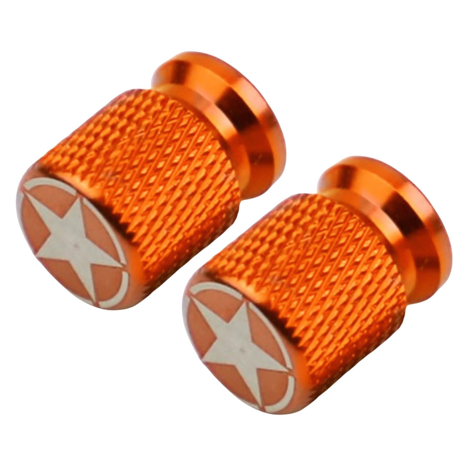 Wegiwuca Upgrades Aluminum Valves Caps Tire Valves Covers Stylish Metal Tire Valves Caps Decors for Motorcycles & Electric & Bike
