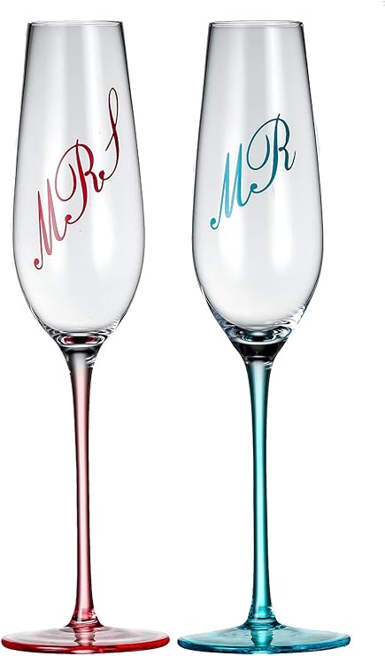 Amazon シャンパングラス グラス シャンパン クリスタルガラス ハンドメイド おしゃれ プレゼント 結婚祝い 新築祝い パーティー ペアセット 210 Ml Sattyge シャンパングラス 通販