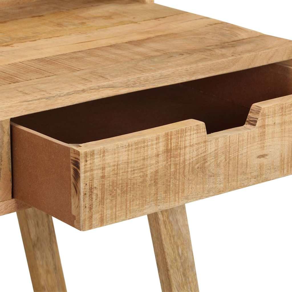 Bureau d'ordinateur en bois massif de manguier 100 x 45 x 90 cm