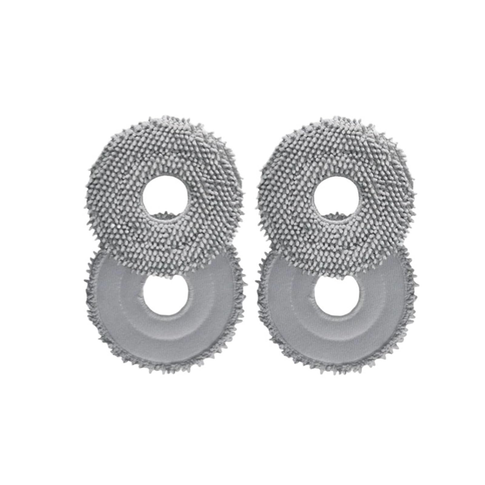 Tecgnvasfcb Mop 4Pc Mop Cloth Accessories，Compatible For Roborock Qrevo Maxv Qrevo Pro Qrevo，Robot Vacuum Cleaner Spare Parts