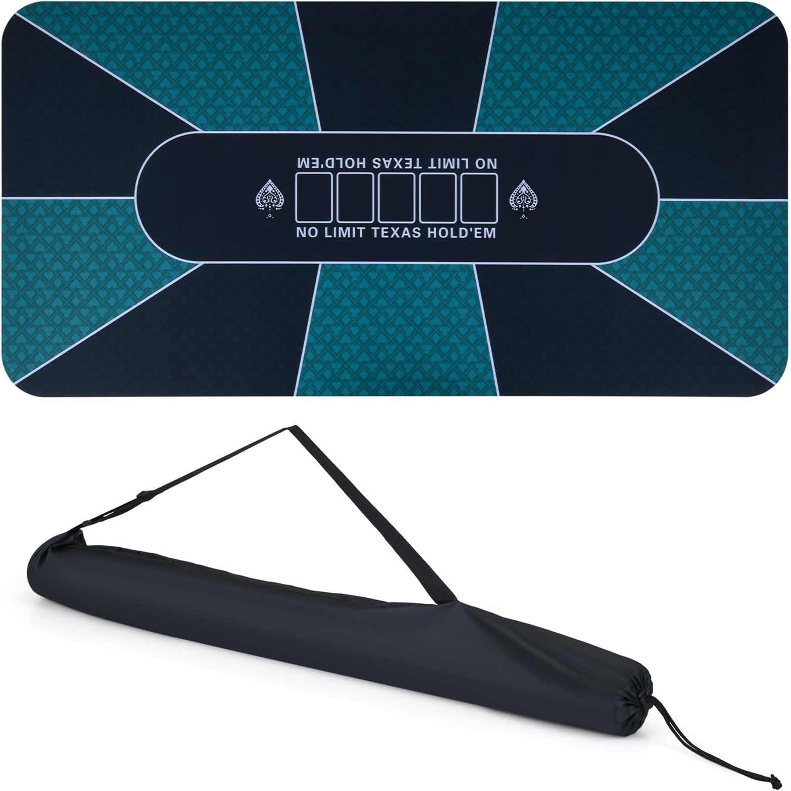 HOMASIS Tapis Poker Rectangulaire 180 x 90 CM