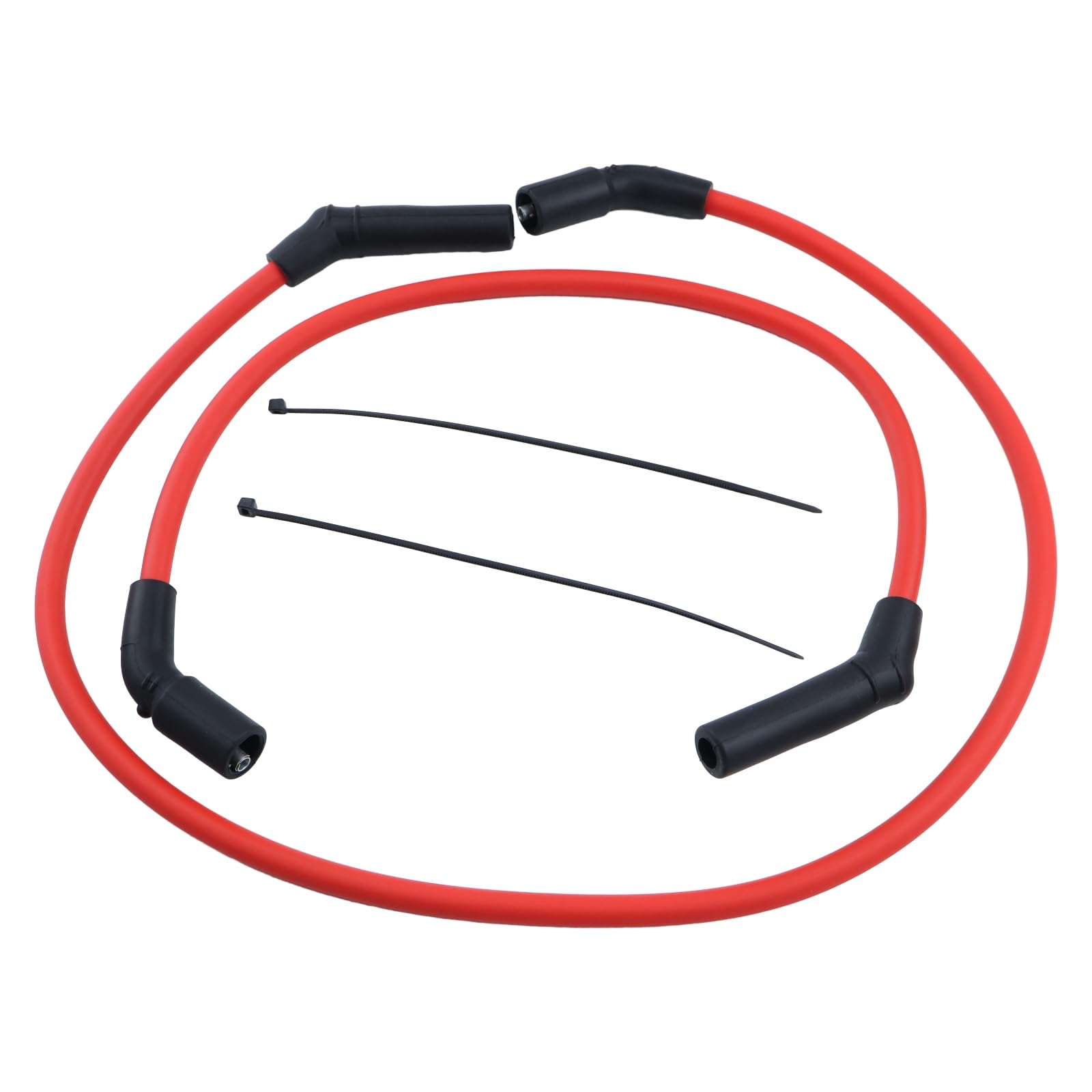 Amazon.com: Chamixx 10mm Silicone Red Spark Plug Wires Kit