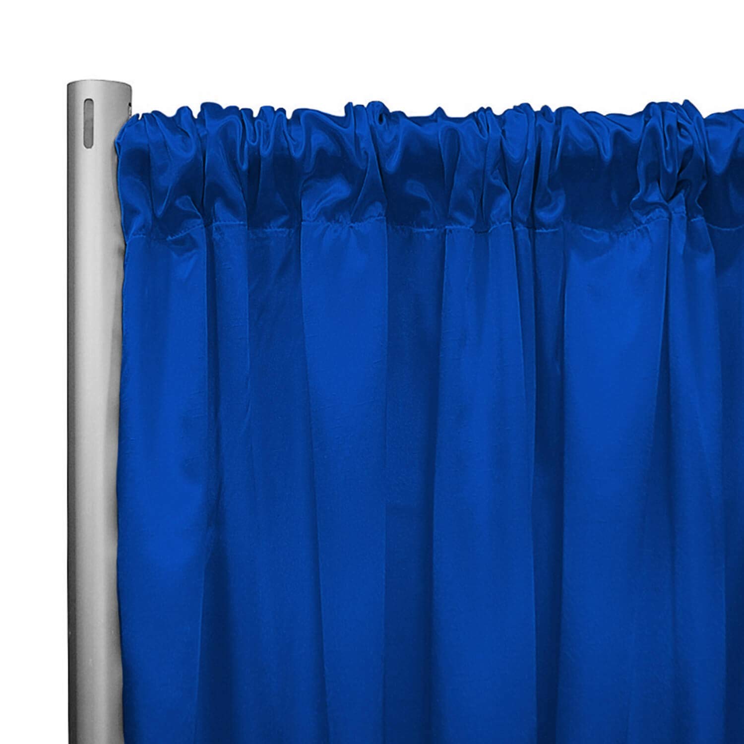 Event Decor Direct Elite Taffeta Drape Panel - Inherently Flame Retardant Material - Quality Construction - Used in Backdrops and Ceiling - 60" Wide x 8ft Long - Dark Royal - Pack of 3