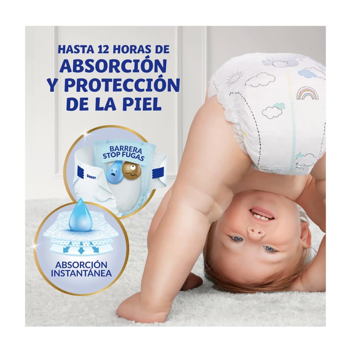 DODOT Sensitive Pañales Extra Absorción, 12-17 kg, Talla 5+, 88 Unidades, 12 Horas de Protección, con Barrera Stop Fugas +regalo 46 toallitas Dodot Pure Aloe Vera