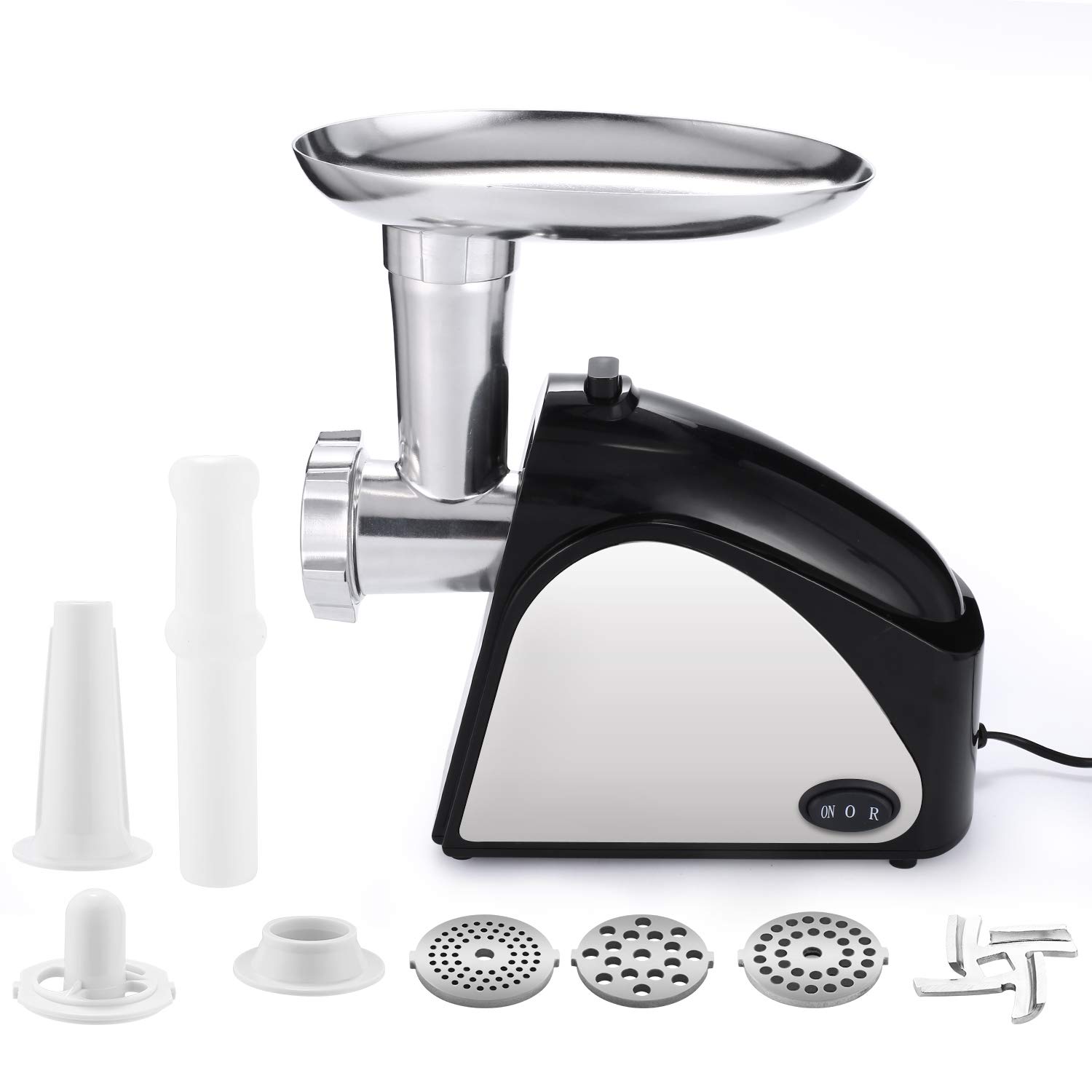 Hachoir À Viande Électrique 800 W Multifonction En Acier Inoxydable