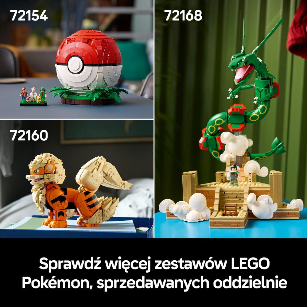 LEGO Pokémon Munchlax 72150 | Kolekcjonerska figurka Pokémona, zestaw konstrukcyjny dla dorosłych, prezent dla fana gry, gamingowa dekoracja, 757 elementów