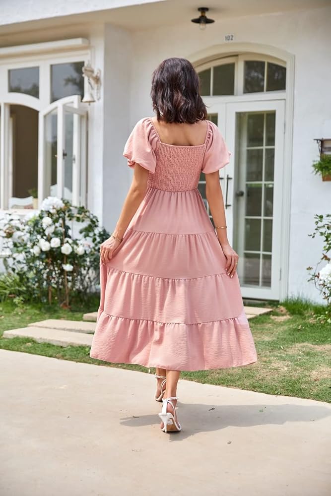 Bibiy SARA RUFFLED MIDI DRESS サイズS Bibiy SARA RUFFLED MIDI DRESS
