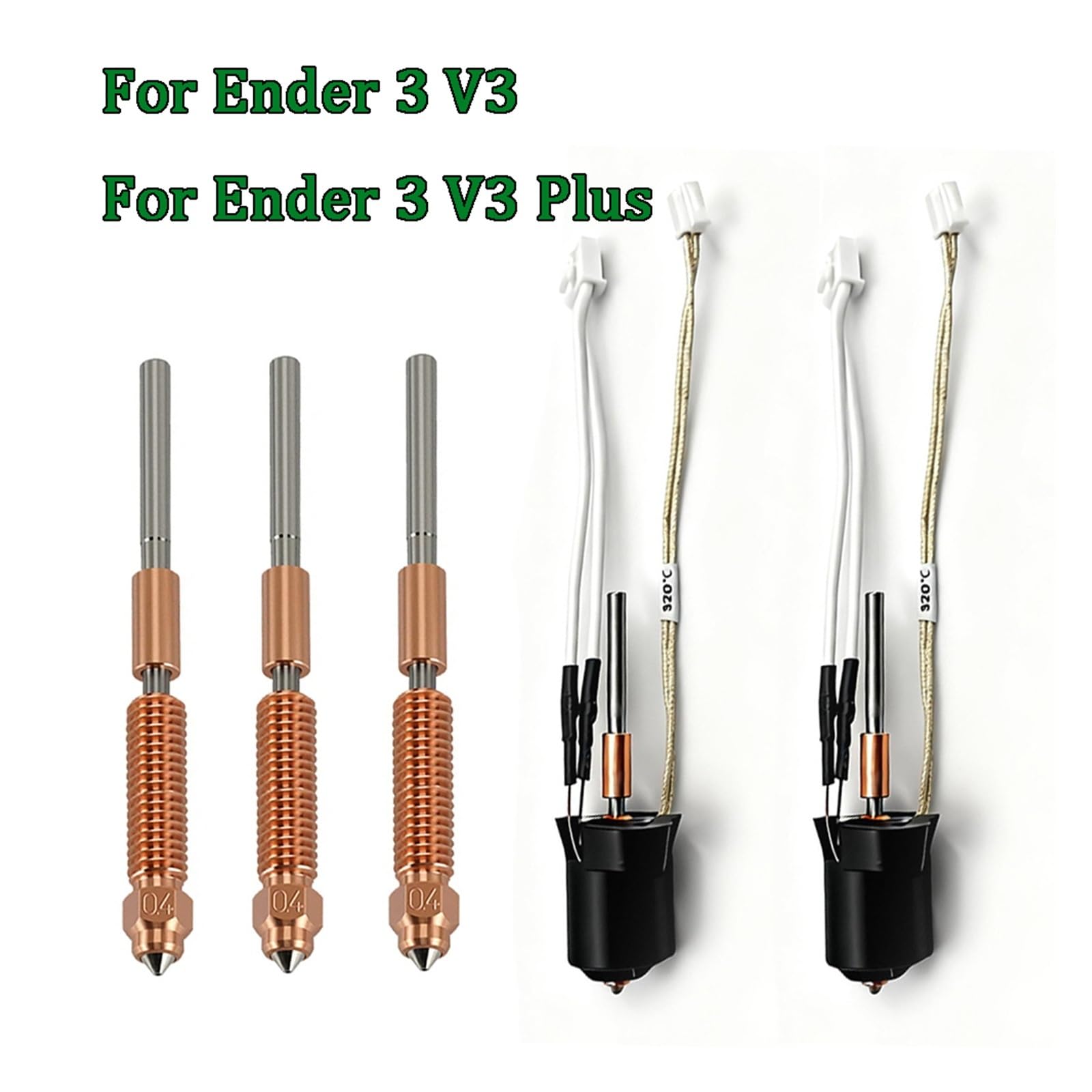 Compatible for Creality, assemblage Hotend for Ender-3 V3 Plus