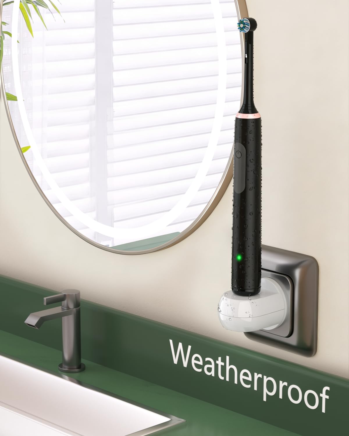 Cargador Inalámbrico Cepillo Electrico Compatible con Braun Oral B Vitality Pro/Pro 3/3000/ 3900N/ iO2/ iO3/ iO6/ iO5/Junior/Smart Series, Enchufe de Pared Directo sin Cables para un Baño Ordenado