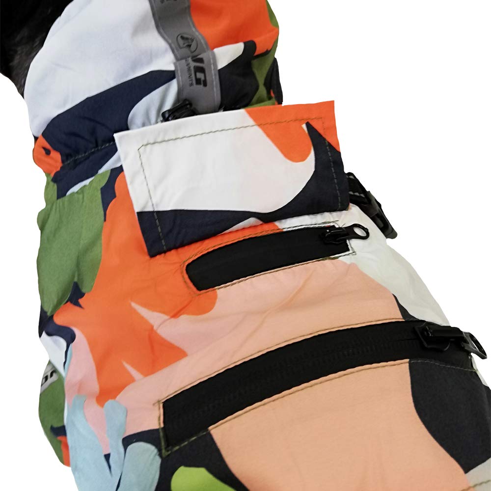 Croci Randonnée - Imperméable pour Chien, Portable, Go Arlequin, Taille 40 cm - 195 g