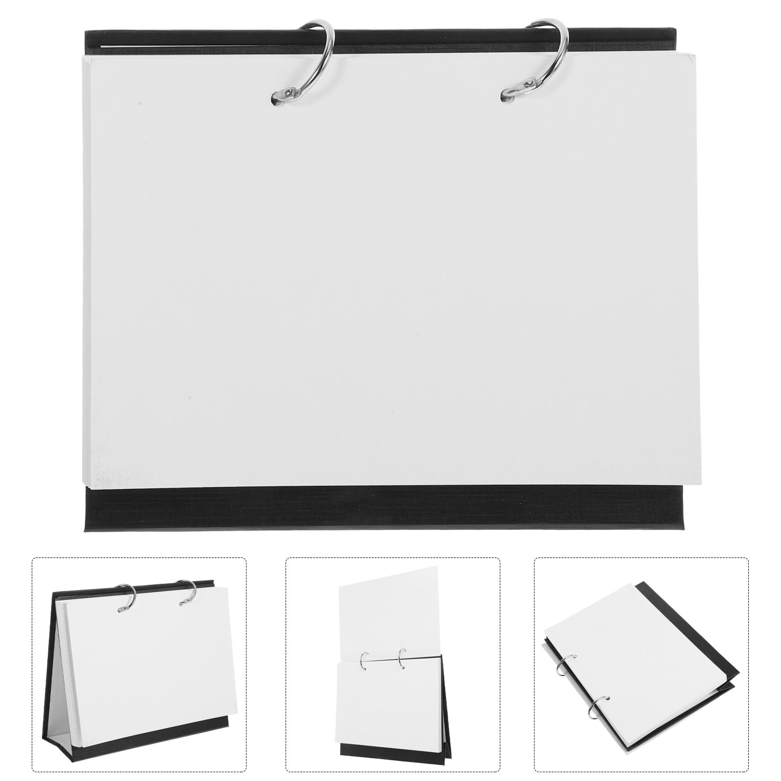 4 Pezzi Calendario da Tavolo Fai da Te con Pagine Staccabili Planner Desktop Personalizzabile per Appunti e Disegni Calendario Memo Vuoto per Ufficio e Scrivania