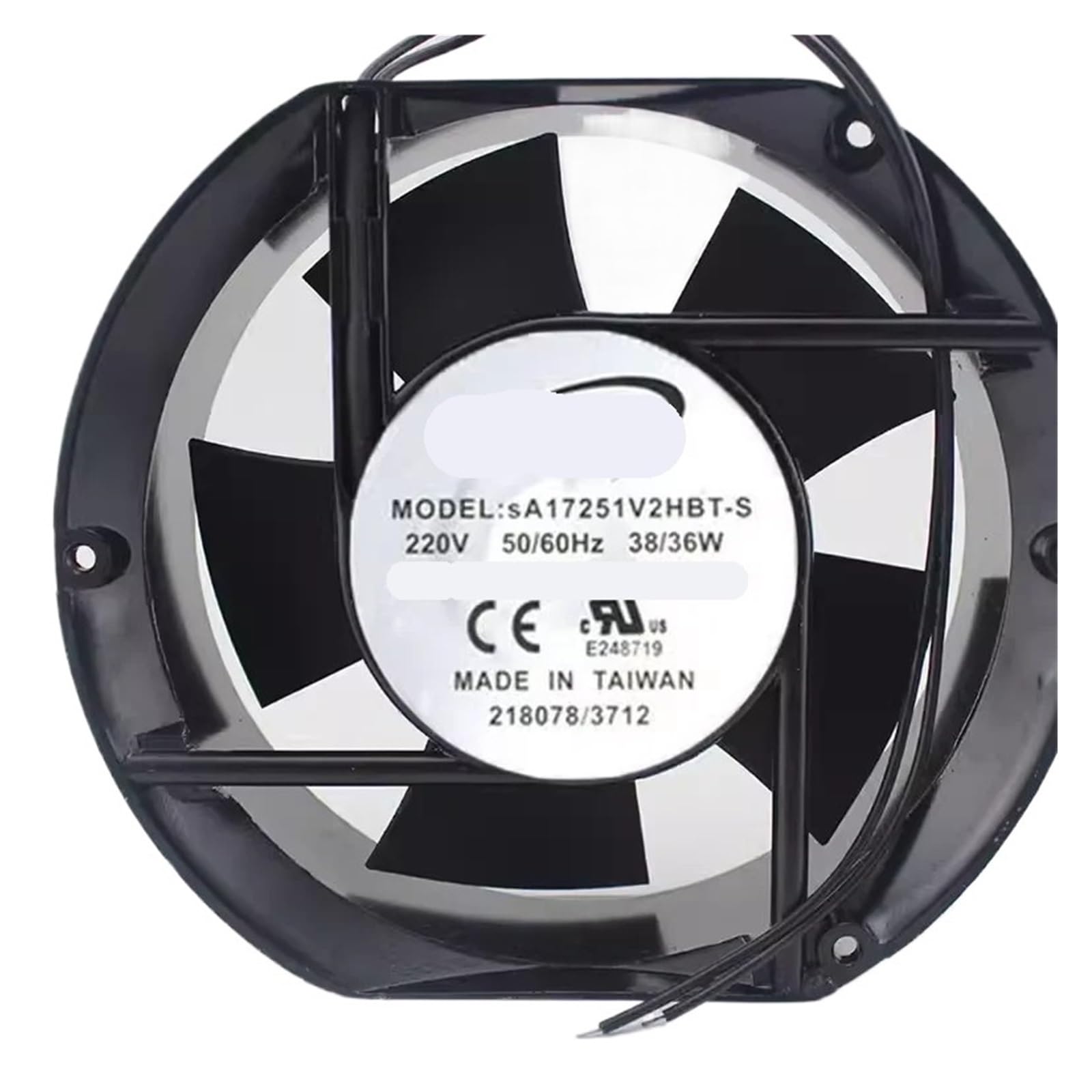 Ventilateur de refroidissement 17251 pour ventiler les baies serveurs 220V