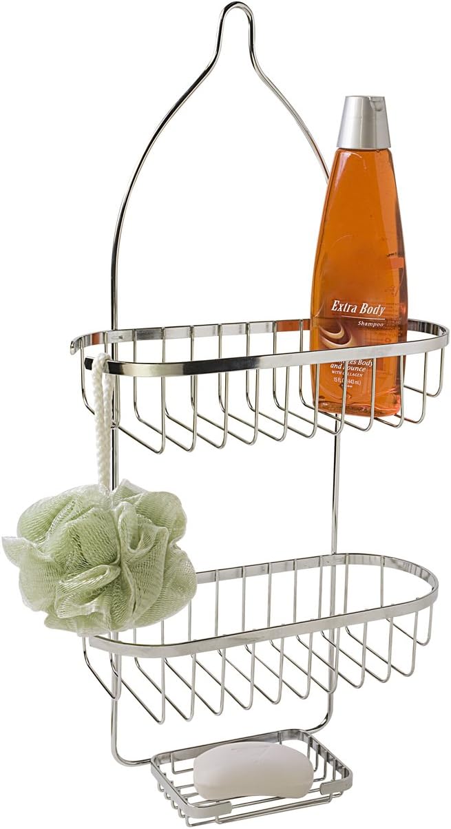 Home Basics Shower Caddy, Chrome