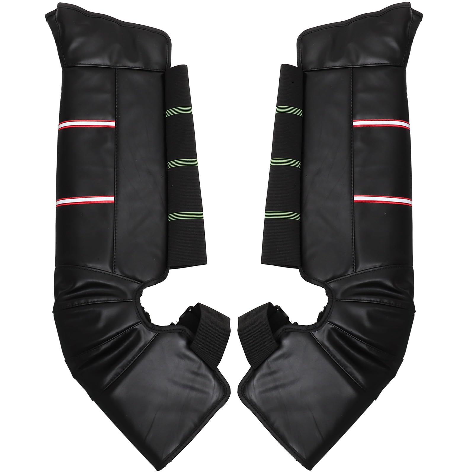 Ginocchiere in Pu 2pezzi per Moto Invernali Impermeabili e Calde Design Elegante e Materiale Peluche Colore Casuale per Arrampicata e Pattinaggio