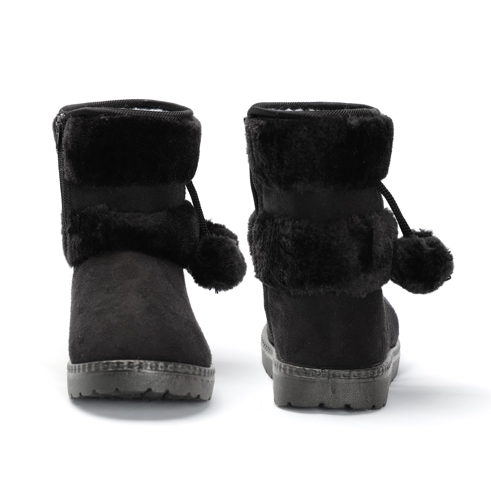 Bambine e Ragazze Stivali da Neve Inverno Calda Stivaletti | Carino Invernali Caldo Foderati Stivali Comode Casual Stivaletti Antiscivolo Boots Bambini Morbide Piatto Pelliccia Scarpe
