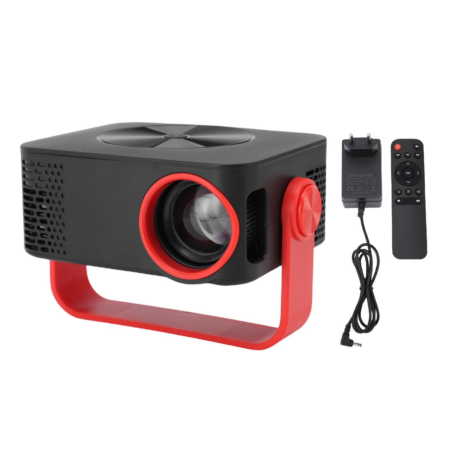 Annadue Mini Proiettore, Proiettore Portatile WiFi 1080P 150ANSI per Cinema All'aperto, Rotazione a 360°, Correzione Trapezoidale Automatica, Dimensioni di Proiezione 20-150 (EU 220V)