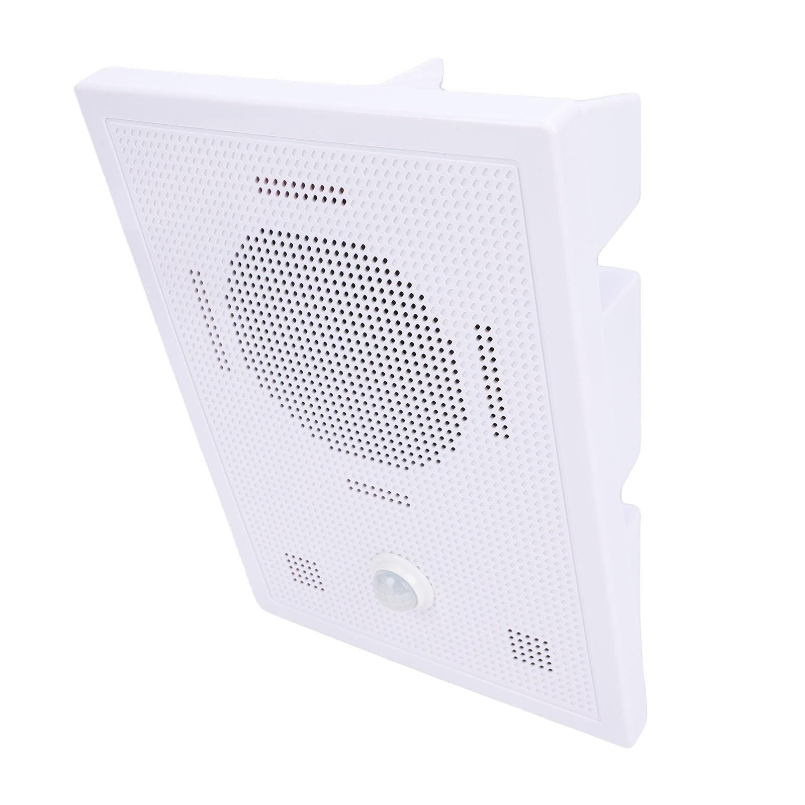 AYNEFY Sensor de Movimiento por Infrarrojos Altavoz Activado, Detección PIR Control por Aplicación Salida de 10W con Carcasa, para Lugares Públicos Parques Muelles Estaciones de (Enchufe de la UE)