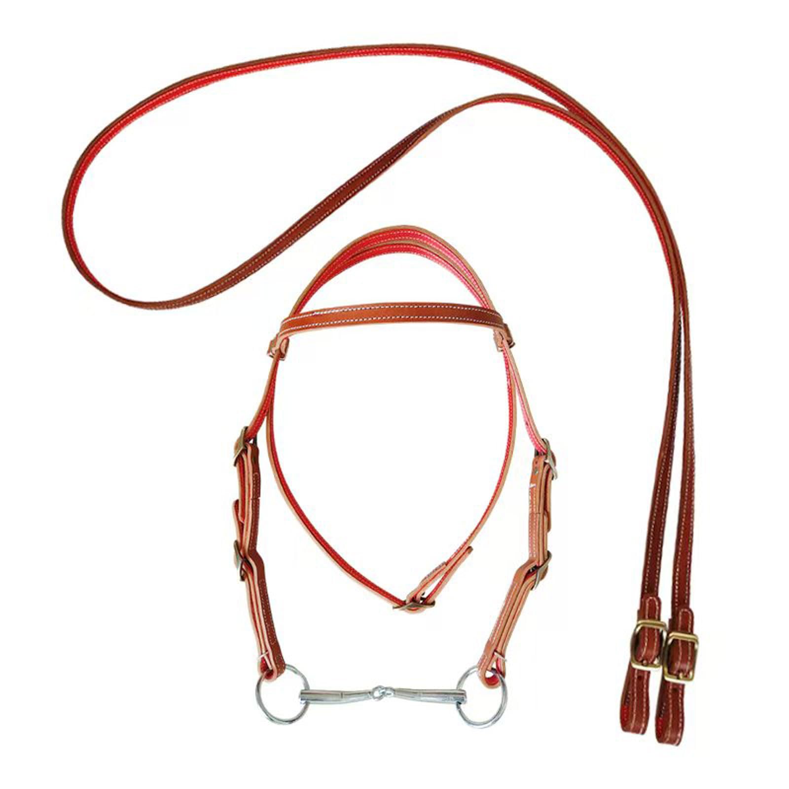 Cabeza de jaula de nylon pesada ajustable, Brida de caballo Multicolor, 1,45 m-1,65 m, muserola de piel de vaca, riendas de agarre, accesorios de acero inoxidable(Schwarz)