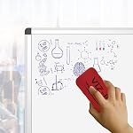 VIZ-PRO Dry Erase Board/Wall Mounted Whiteboard, 36 X 24 Inches