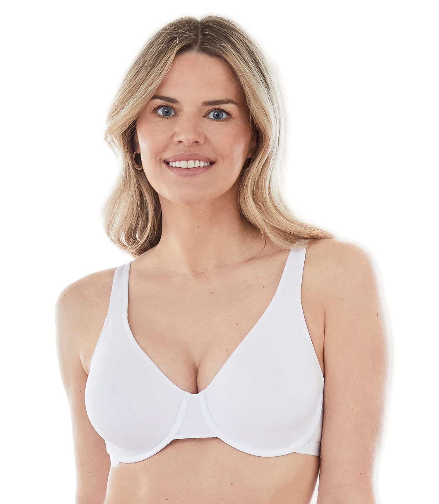 5000100 Everyday Unlined Cotton Stretch T-Shirt Bra with Underwire Support