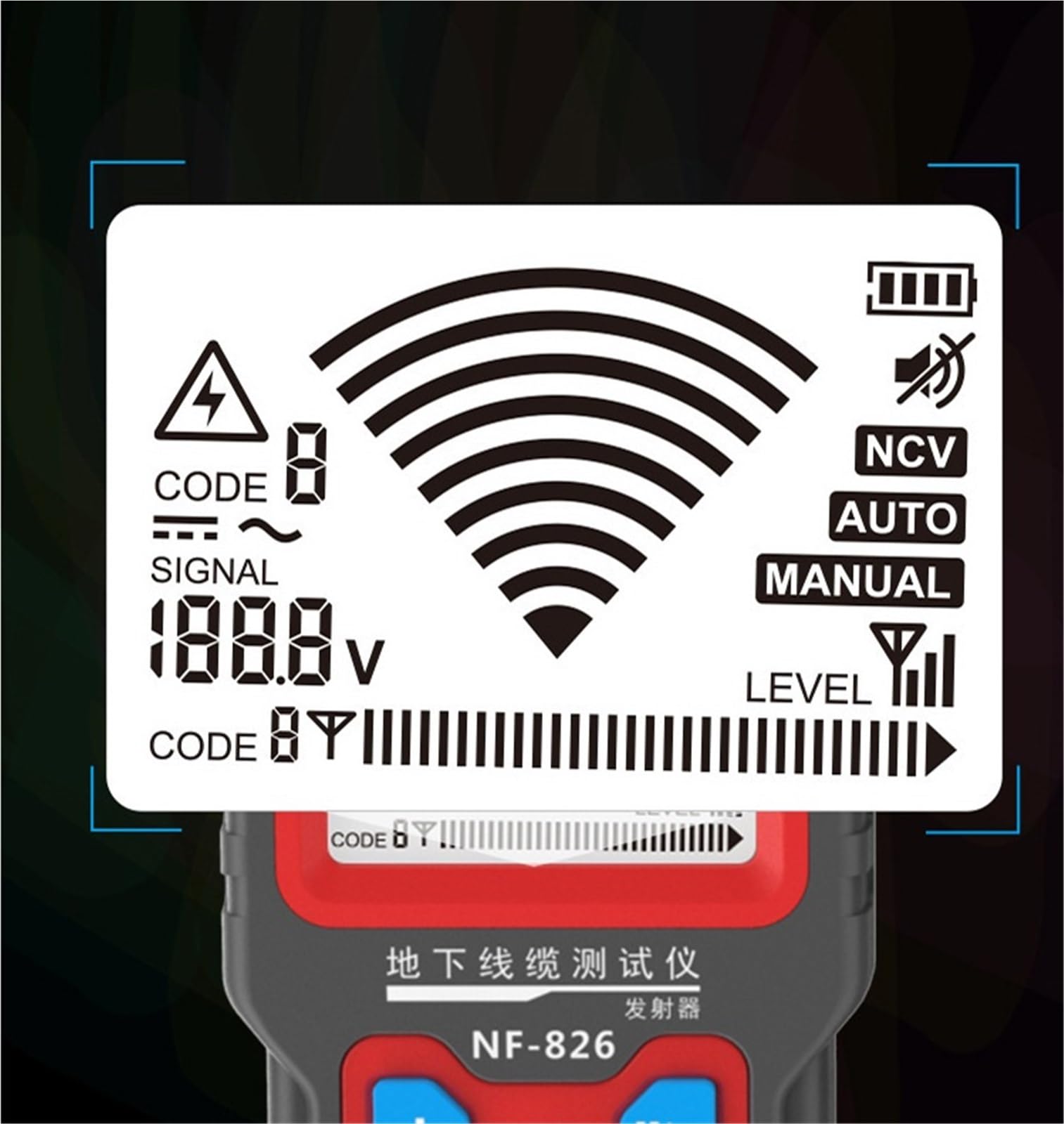Instrument de mesure de ligne de réseau de patrouille, détecteur de ligne, détecteur de ligne d'électricien Détecteur de lignes