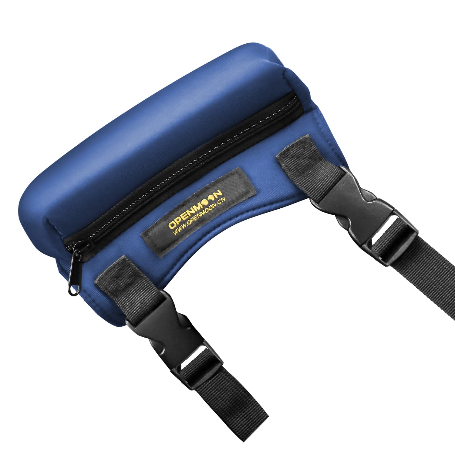 Cojín de hombro universal ultra grueso para cámara, soporte para aliviar el dolor, tejido flexible ajustable (azul), azul, Talla única