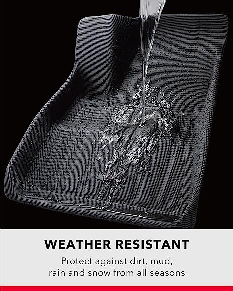 3D MAXpider Custom Fit Elitect Floor Mat Black Compatible with Tesla Model Y 5-Seat 2021-2025 - Full Set — view 5