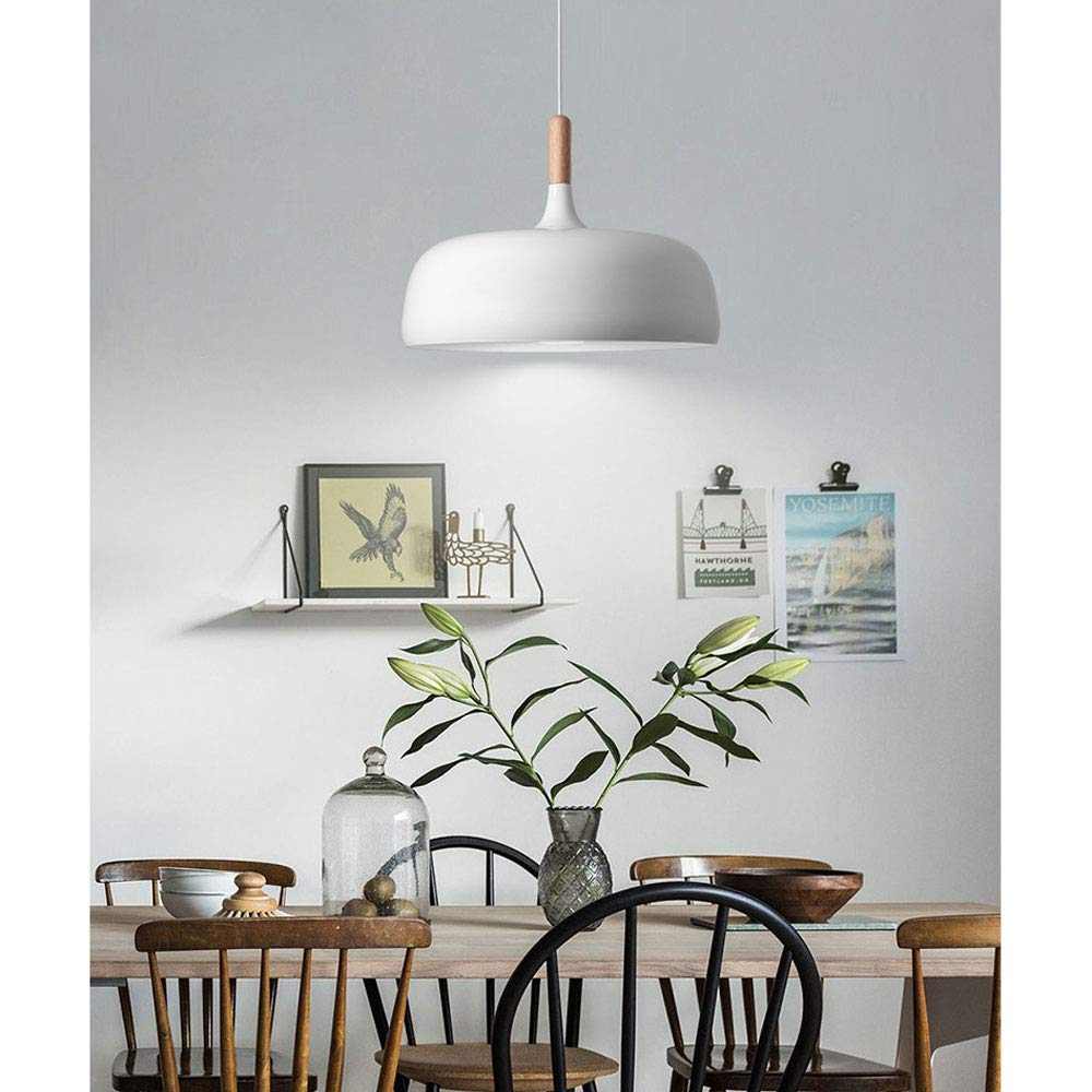 Nowoczesna Lampa Wisząca Elegance Żyrandol Metalowy Kuchnia Wyspa Jadalnia z Drewnem Dębowym Wisząca Oprawa Oświetleniowa Do Do Kuchni, Sypialni, Jadalni, Restauracji SHUANGZ