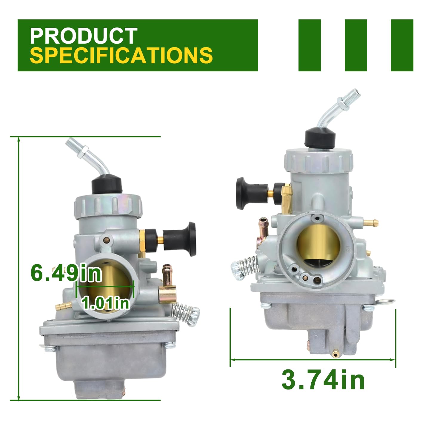 Yamaha Blaster Fuel Valve Filter Fuel Tank Petcock Valve & In-Line - Foto 4