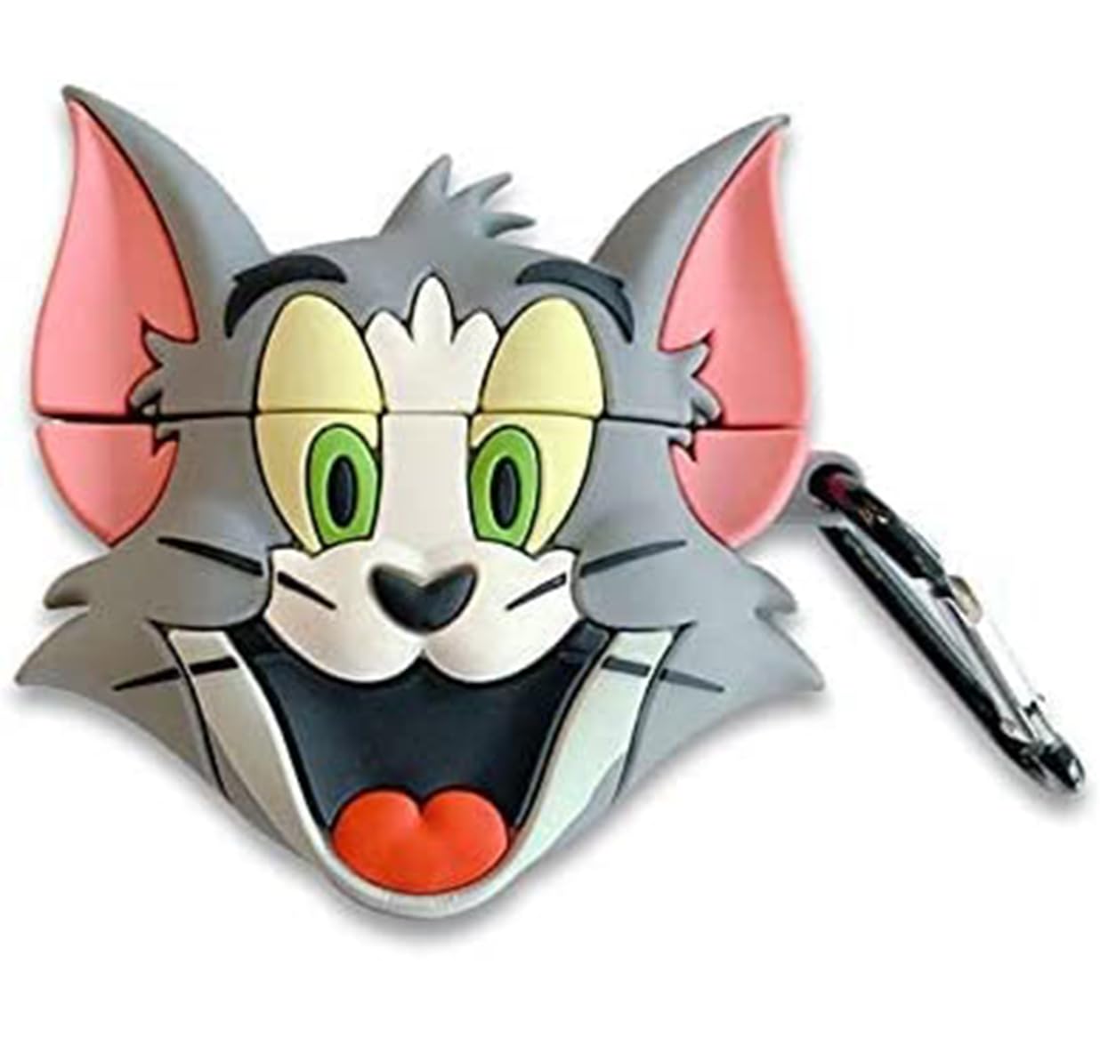 AirPods Pro 2nd and 2019 Generation Case Soft Silicone Shockproof Cover for Airpods Pro,3D Cute Cartoon Creative Fun Case Skin with Keychain Design for AirPods Pro2 and 2019 Generation (Tom)